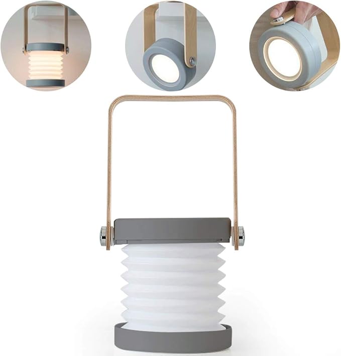 Innovative Retractable Foldable Camping Light - Multi - Form Transformation, Portable Outdoor Lighting Gadget(Retracted Size: 8cm×6cm×4cm;Extended Size: 15cm×6cm×10cm )