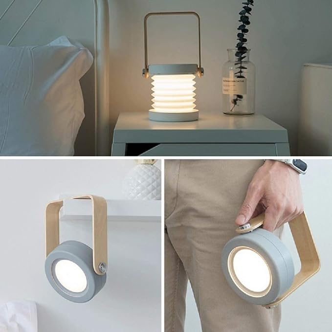 Innovative Retractable Foldable Camping Light - Multi - Form Transformation, Portable Outdoor Lighting Gadget(Retracted Size: 8cm×6cm×4cm;Extended Size: 15cm×6cm×10cm )
