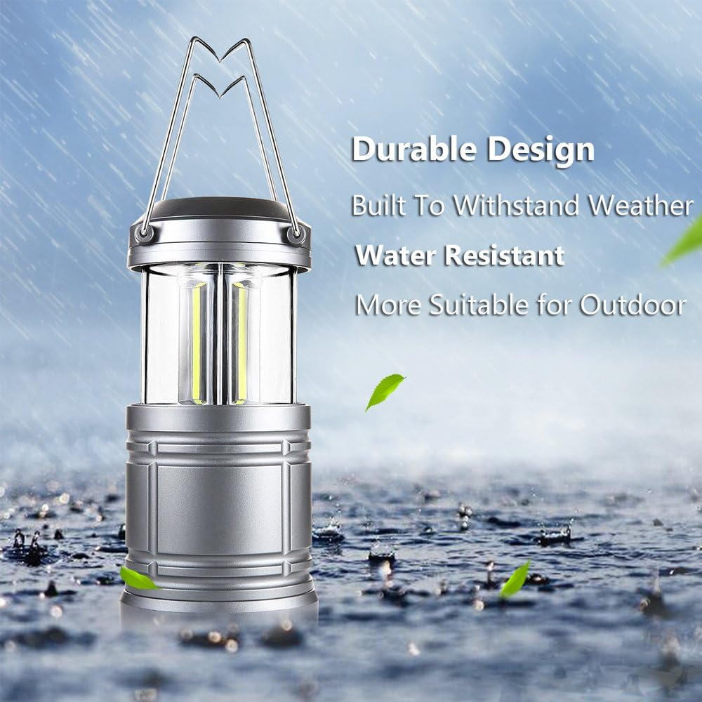 Foldable Handheld Camping Light - Dual - Mode Storage, High - Brightness LED, Portable Outdoor Lighting(Folded Size: 3.5 inches×3.4 inches×5.04 inches;Unfolded Size: 3.5 inches×7.4 inches×10.12 inches )